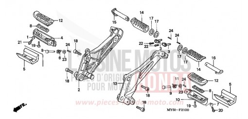 MARCHE CB500S2 de 2002